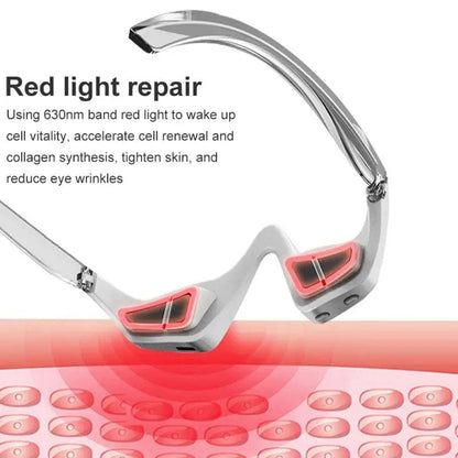 ALLRJ 3D Eye Beauty Instrument Micro-Current Pulse Eye Relax Reduce Wrinkles And Dark Circle Remove Eye Bags Massager Beauty Tool