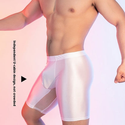 ALLRJ Allrj Men’s Glossy Sport Tights