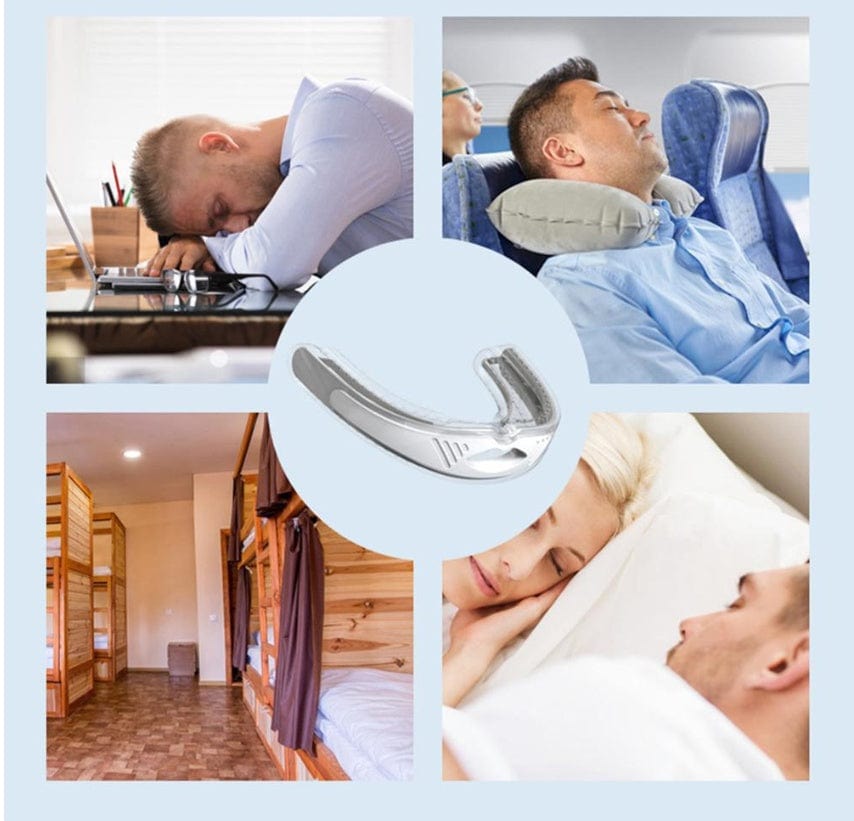 ALLRJ Anti-snoring Anti Snore Device Braces Apnea Guard Bruxism Tray Sleeping Aid Health Care Sleep Snoring