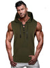 Men's sleeveless muscle hoodie - ALLRJ