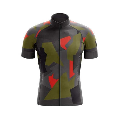 ALLRJ Bike shirt Camouflage / 2XL Cycling jersey