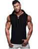 Men's sleeveless muscle hoodie - ALLRJ