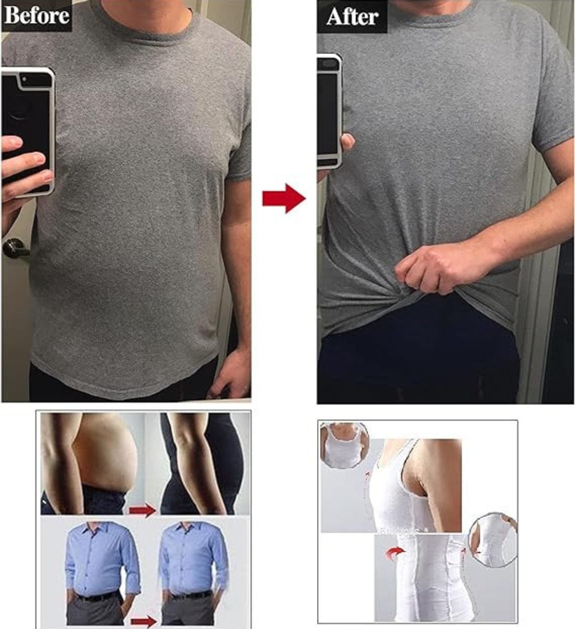 BODY X SLIMMER SHIRT - ALLRJ