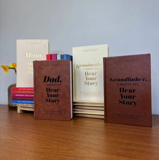 ALLRJ Creative Retro Dad Story Leather Notebook