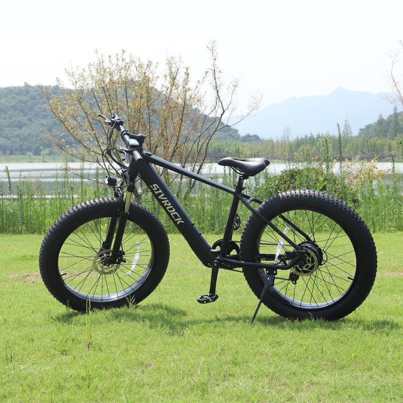 ALLRJ E-Bike Black Pro 1000W Motor 48V 15Ah E-Bike For Trail Riding