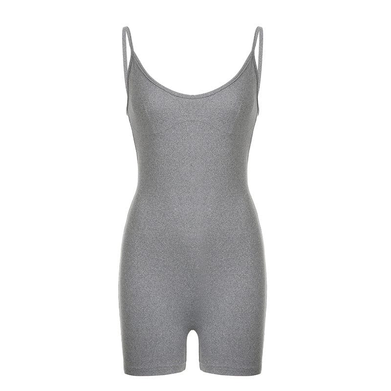 ALLRJ jumpsuit Grey / L Women's Active Jumpsuit