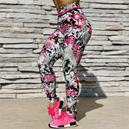 ALLRJ leggings Jacquard Wild Skull legging