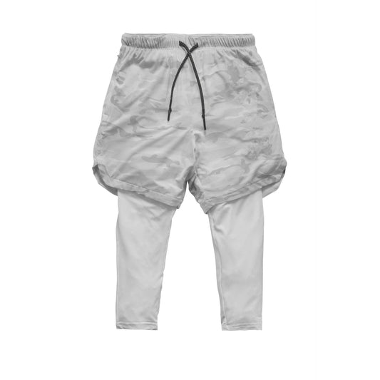 ALLRJ Shorts combo Light grey / 2XL Allrj 2 in 1 Gym shorts