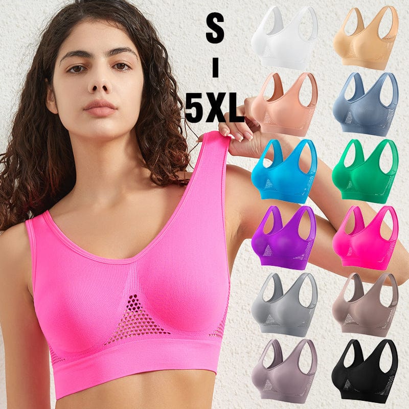 ALLRJ Sports bra Push-up Workout Bra