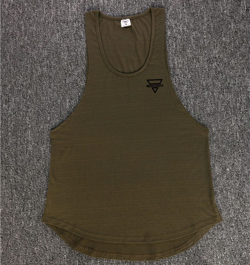 ALLRJ Tank top Green / L Test Muscle Tank