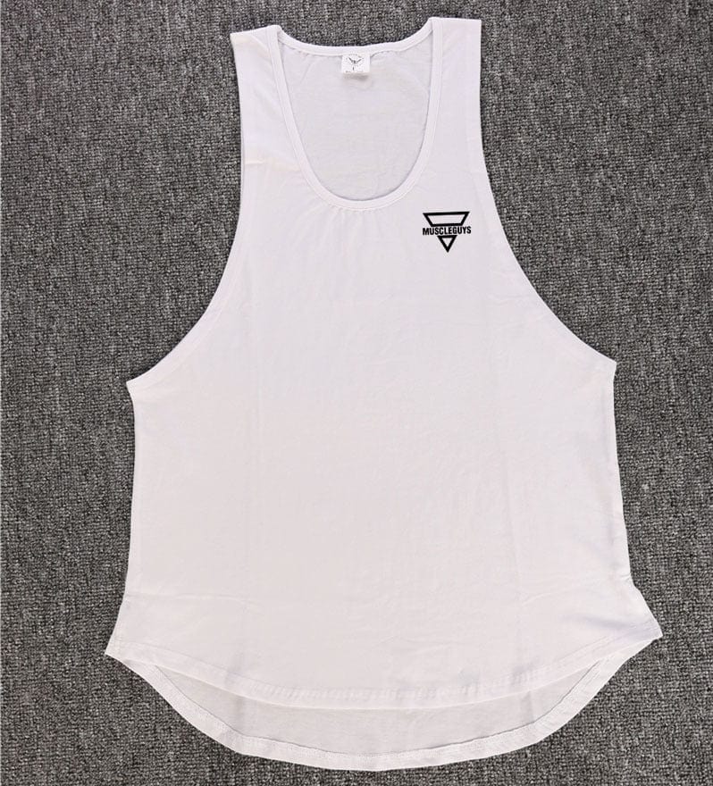 ALLRJ Tank top White / L Test Muscle Tank