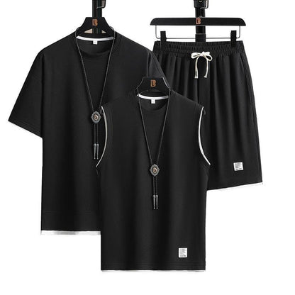 ALLRJ Two piece set Men's Summer Three Piece Set