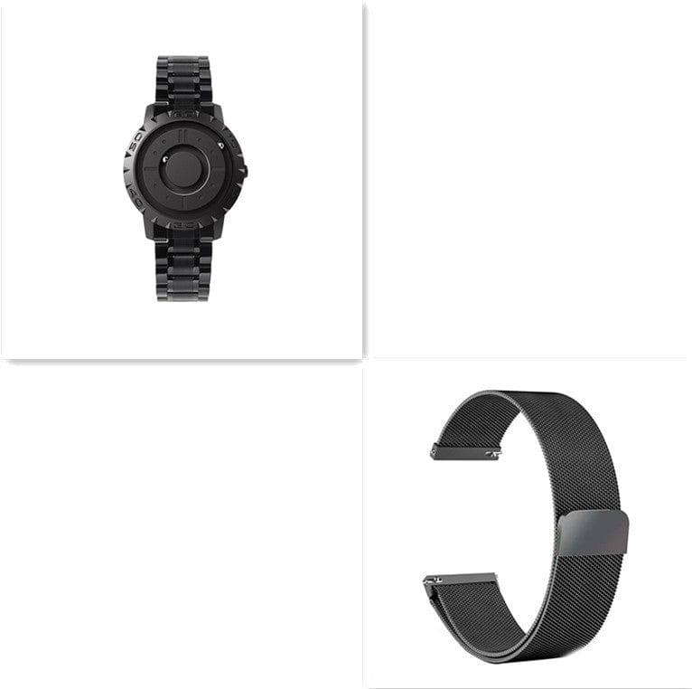 ALLRJ watch Black steel belt set Magwatch magical sphere watch