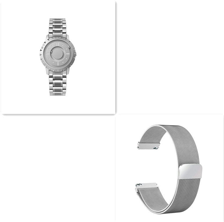 ALLRJ watch Silver steel strip set Magwatch magical sphere watch