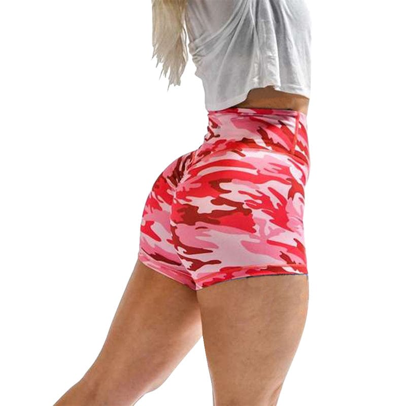 ALLRJ Women's training shorts Orange / 3XL Women's Camo training short