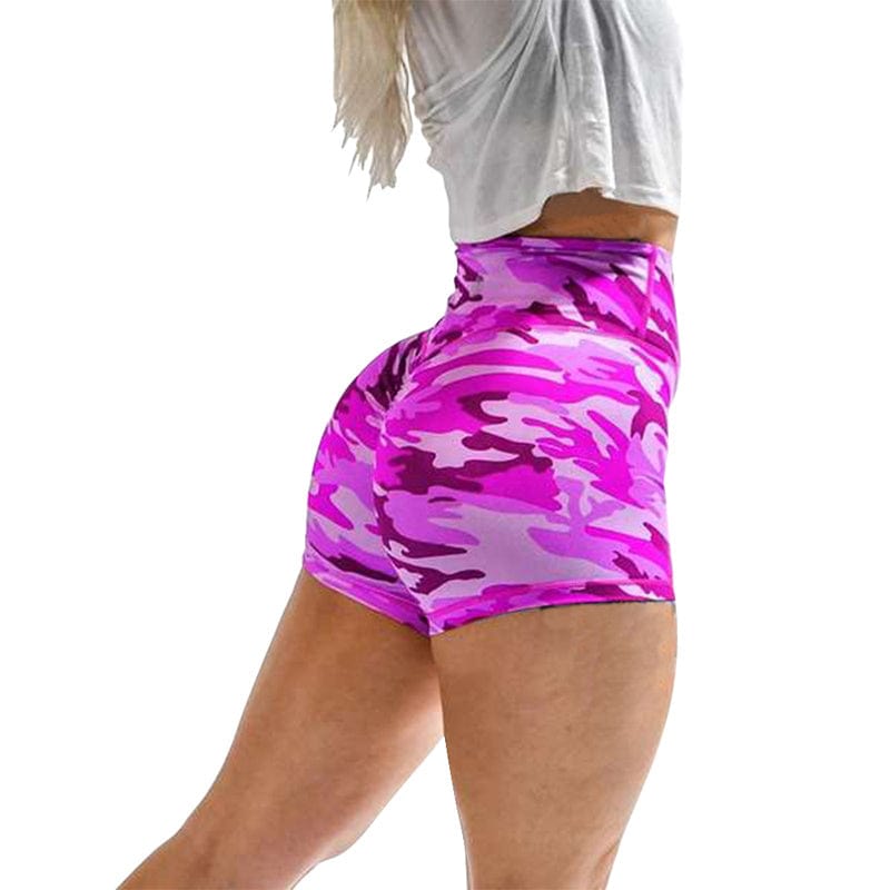 ALLRJ Women's training shorts Pink / 3XL Women's Camo training short