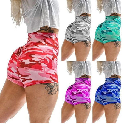 ALLRJ Women's training shorts Women's Camo training short