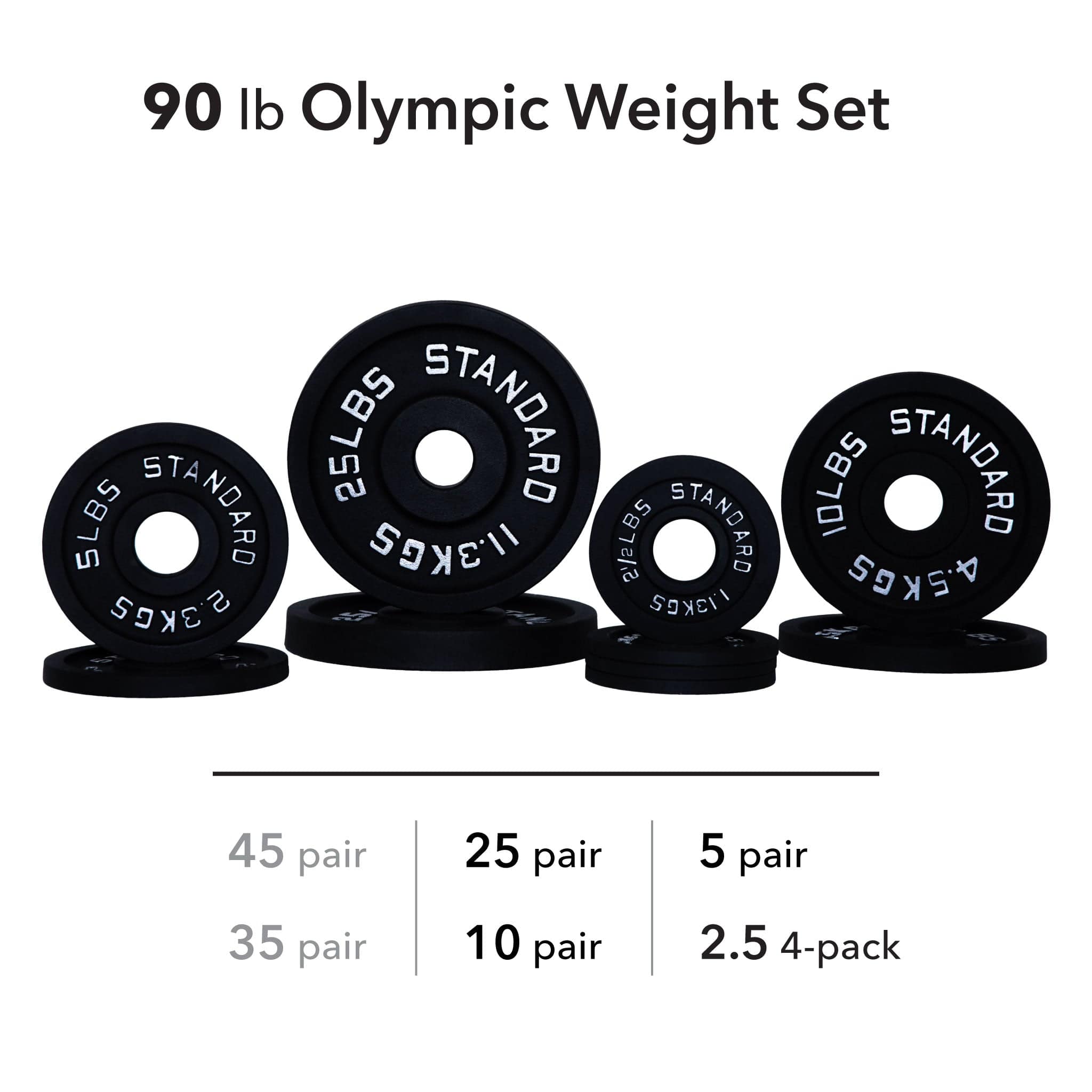 Barbell Standard Plates Olympic Weight Plates