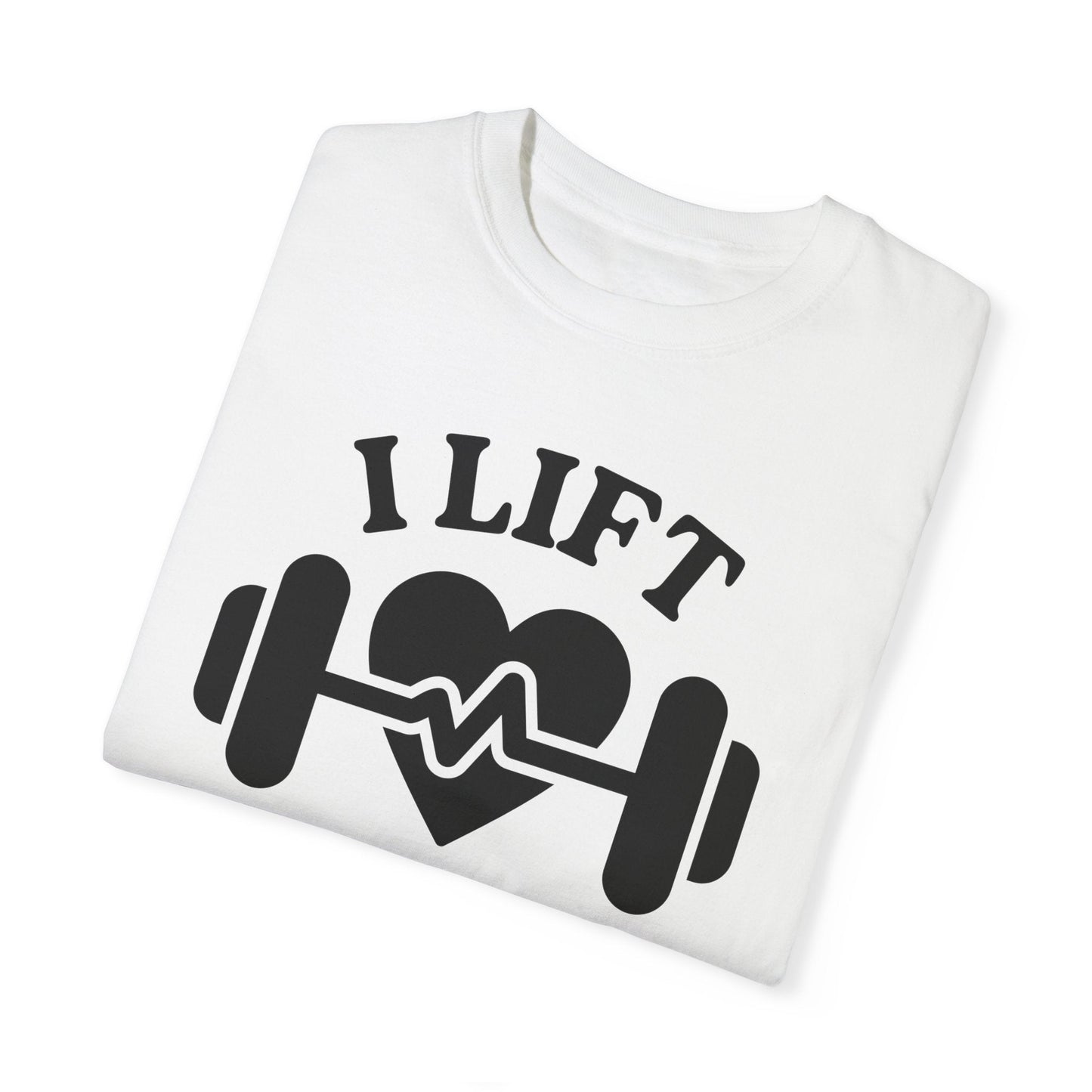 Printify T-Shirt Funny Unisex T-shirt: I Lift Because My Wife is Hot