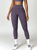 Ruched Pocketed High Waist Active Leggings - ALLRJ