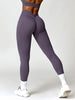 Ruched Pocketed High Waist Active Leggings - ALLRJ