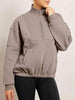 Half-Zip Long Sleeve Sweatshirt - ALLRJ